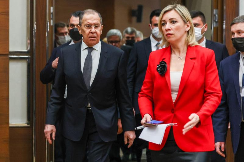 Serghei Lavrov și Maria Zaharova, Foto: Russian Foreign Ministry / TASS / Profimedia Images