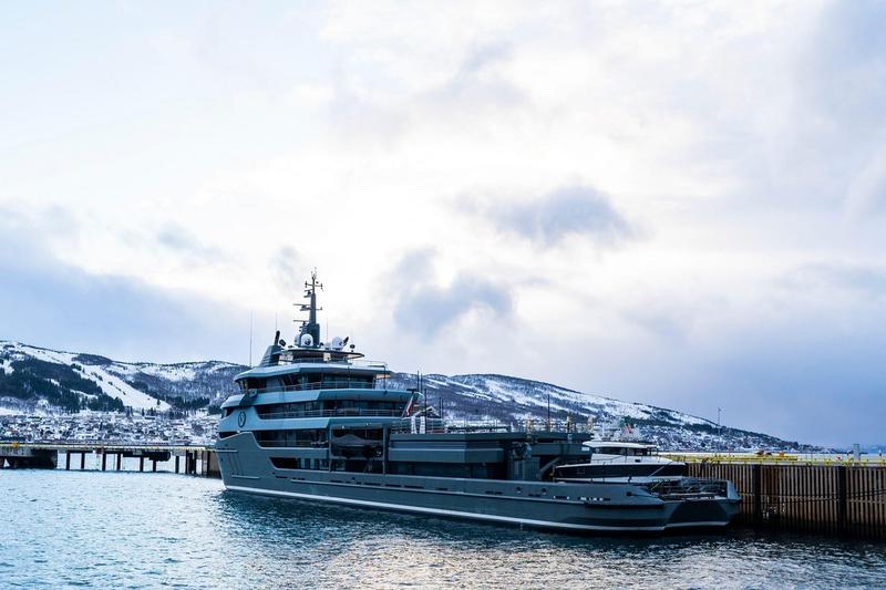 Super-iahtul „Ragnar” este ancorat in Narvik, Foto: NTB Scanpix / Alamy / Profimedia Images