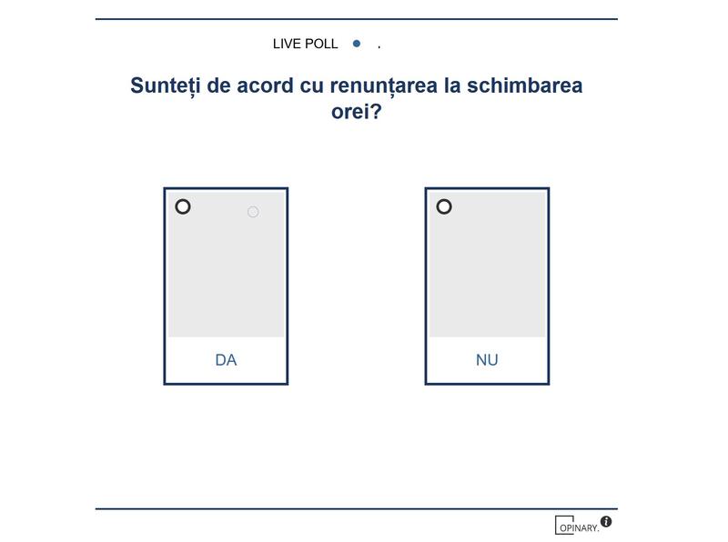 Sondaj renunțarea la schimbarea orei, Foto: Hotnews