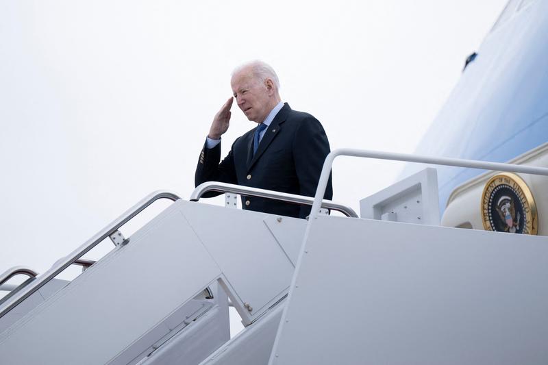 Joe Biden plecand spre Europa pentru summit-uri legate de razboiul din Ucraina, Foto: Brendan Smialowski / AFP / Profimedia