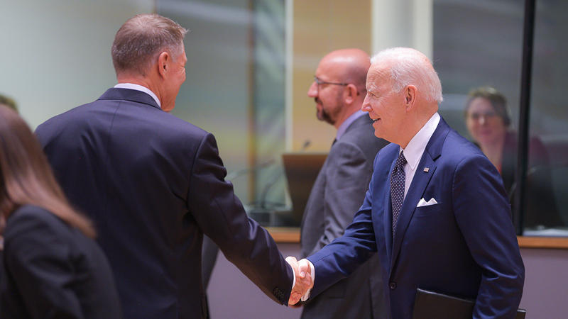 Iohannis si Biden la summitul Consiliului Europei, Foto: Administratia Prezidentiala