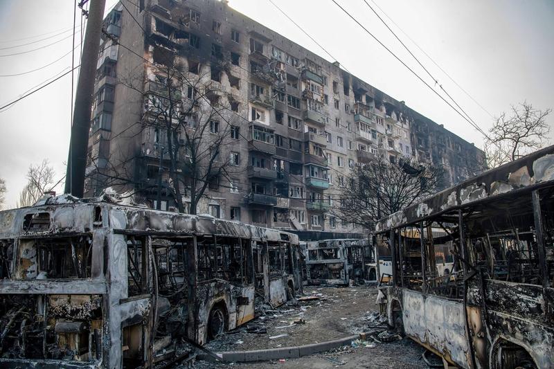 Rușii distrug metodic tot Mariupolul, pe care nu l-au cucerit încă, Foto: SOPA Images / Sipa Press / Profimedia