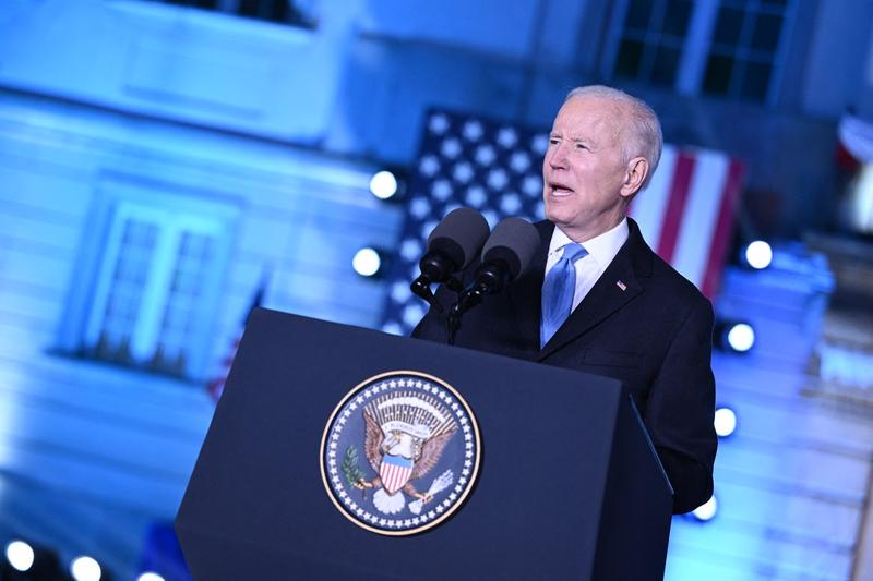 Joe Biden, discurs în Polonia, Foto: Brendan Smialowski / AFP / Profimedia