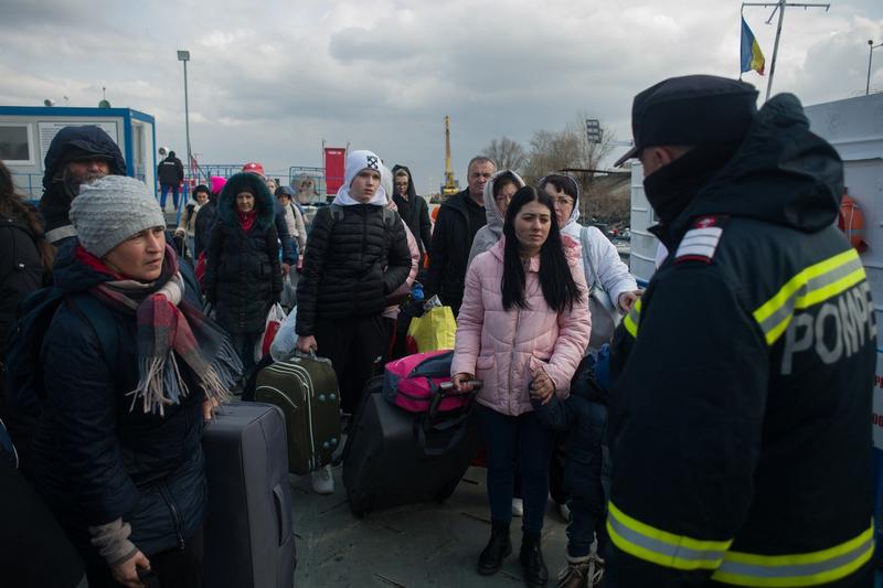 Refugiati ucraineni la Isaccea, Romania, Foto: ABACA / Abaca Press / Profimedia