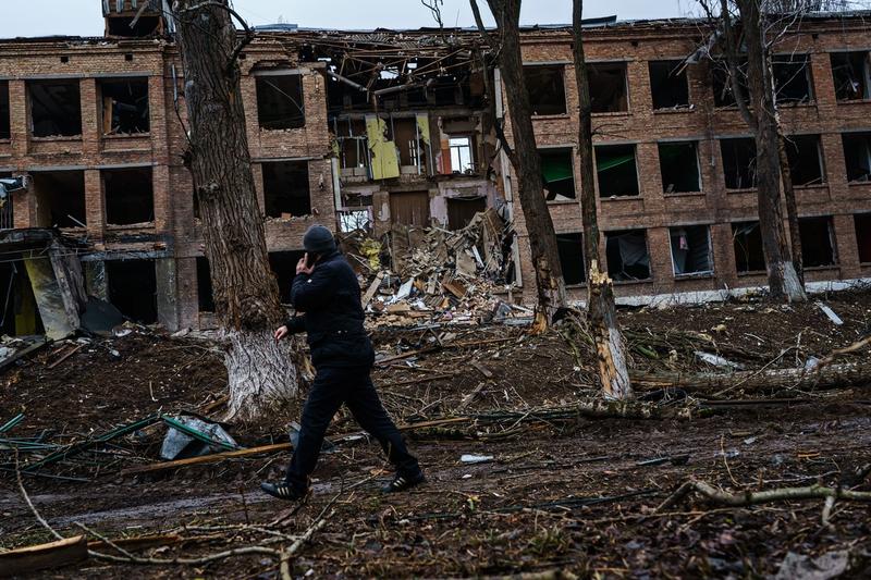 Bombardamentele rusești fac dezastru în orașele din Ucraina, Foto: MARCUS YAM/LOS ANGELES TIMES / Shutterstock Editorial / Profimedia