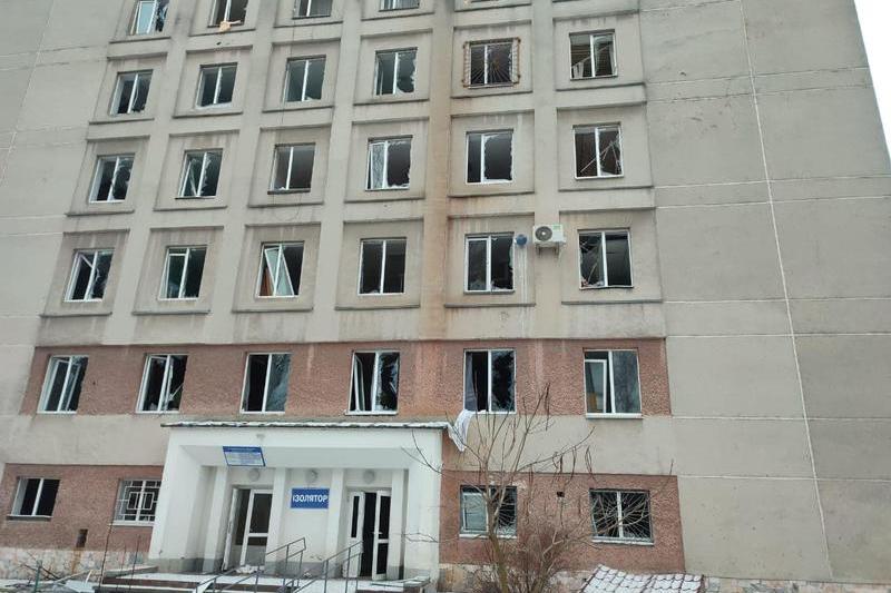 Spital din Ucraina bombardat, Foto: Pagina de Facebook Viktor Liashko, ministrul ucrainean al Sanatatii
