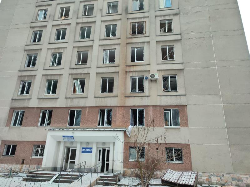 Spital din Ucraina bombardat, Foto: Pagina de Facebook Viktor Liashko, ministrul ucrainean al Sanatatii