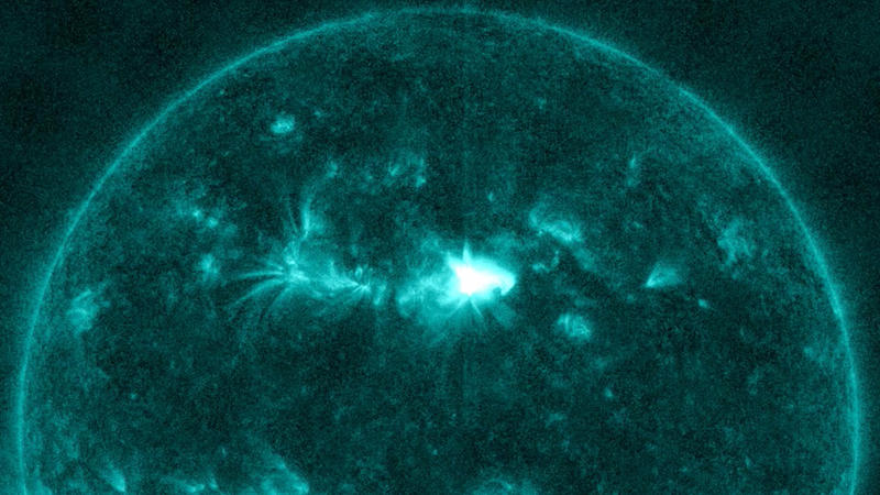 Eruptie solara, Foto: NASA
