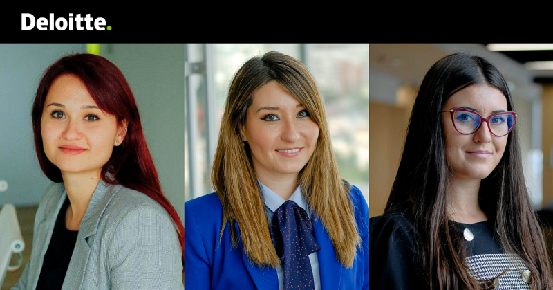 Elena Raileanu, Laura Epure, Tatiana Milu, Foto: Deloitte Romania