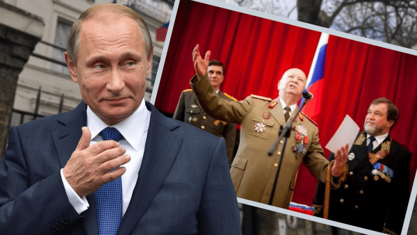 Generalul Marin Dragnea a fost decorat de mai multe ori de Vladimir Putin, președintele Rusiei, Foto: fanatik.ro