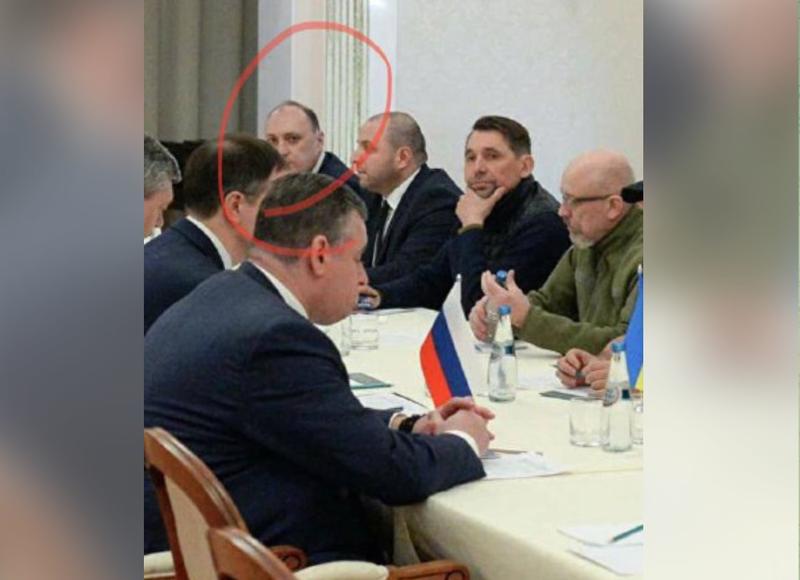 Denis Kireev in timpul negocierilor ruso-ucrainene, Foto: Captura Telegram