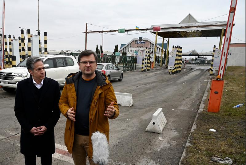 Dmytro Kuleba si Antony Blinken, Foto: Olivier DOULIERY / AFP / Profimedia