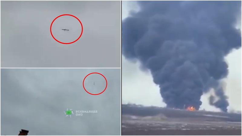 Atacul cu rachete Kalibr in Vinita, Foto: Colaj foto