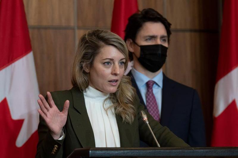 Melanie Joly, alături de Justin Trudeau, Foto: Profimedia Images