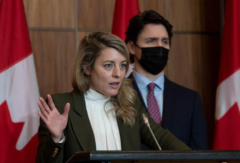 Melanie Joly, alături de Justin Trudeau, Foto: Profimedia Images