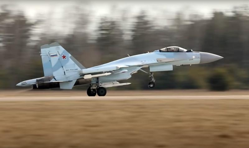 Avion rusesc Su-35, Foto: Captura YouTube