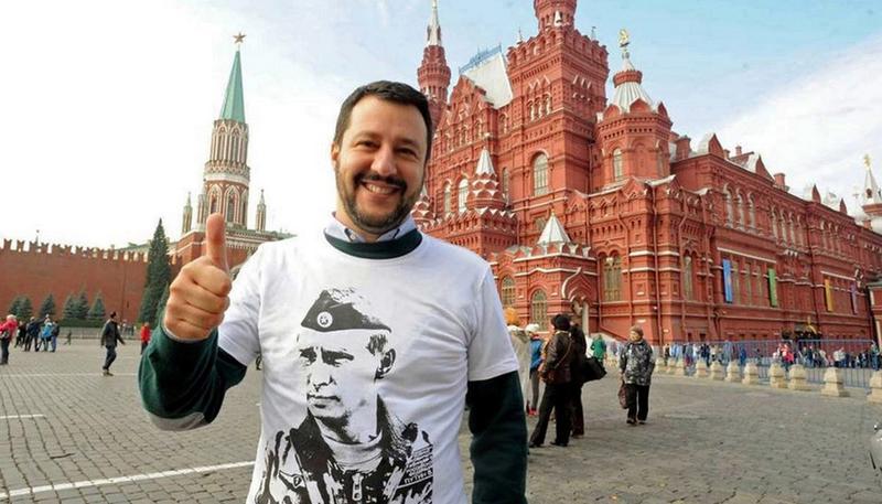 Matteo Salvini in Piata Rosie din Moscova, Foto: Ropi / Zuma Press / Profimedia Images