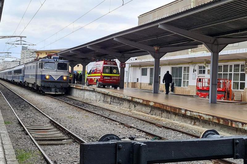 Tren cu refugiati in Gara de Nord, Foto: Hotnews