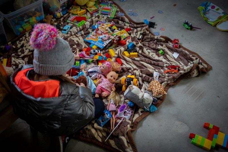 Copil refugiat din Ucraina, Foto: Bogdan Dinca