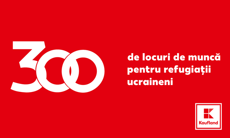 Kaufland România - 300 de locuri de muncă pentru refugiații ucraineni, Foto: Kaufland Romania