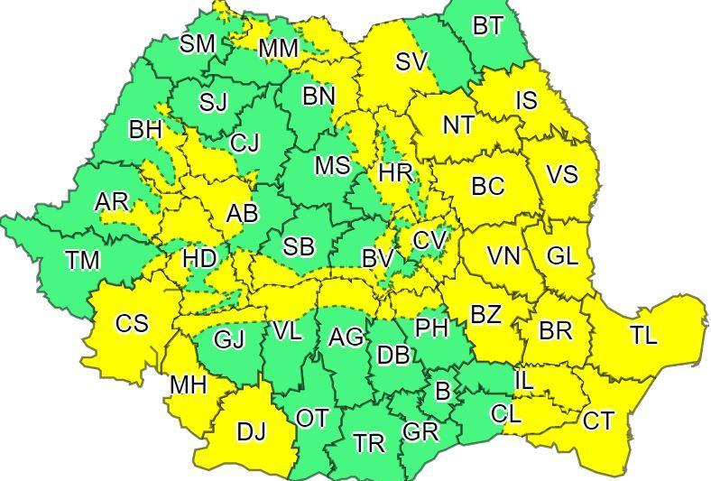 Avertizări meteo, Foto: ANM