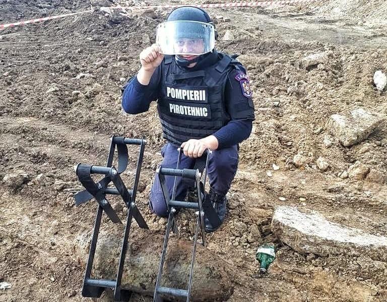 Intervenție pirotehnică, Foto: ISU Timis