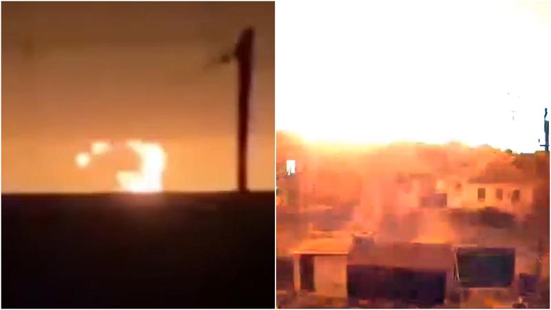 Explozie uriasa in Nikolaev, Foto: Colaj foto