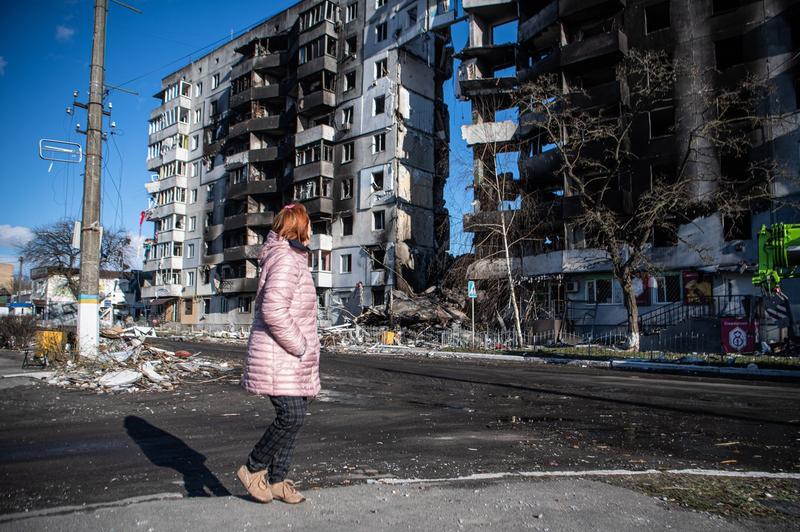 Urmările bombardamentelor din Ucraina, Foto: Laurel Chor/SOPA Images / Shutterstock Editorial / Profimedia