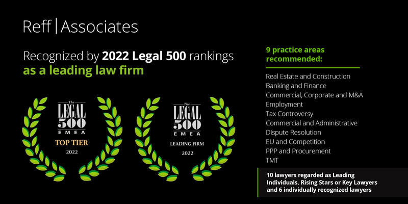 Reff & Asociații | Deloitte Legal - 2022 Legal 500, Foto: Deloitte si Reff&Asociatii