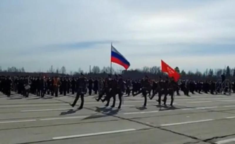 Rusia, repetitii pentru parada de 9 Mai, Foto: Captura