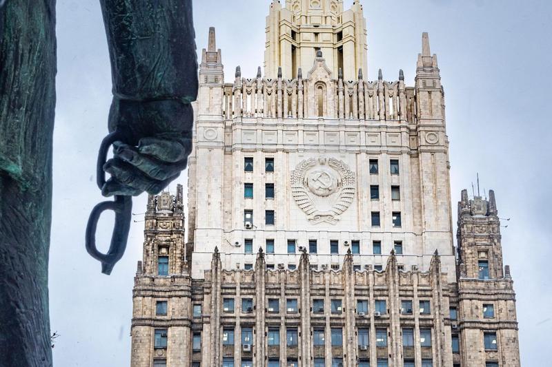 Sediul Ministerului rus de Externe, din Piața Smolenskaia, Moscova, Foto: Russian Look Ltd. / Alamy / Alamy / Profimedia