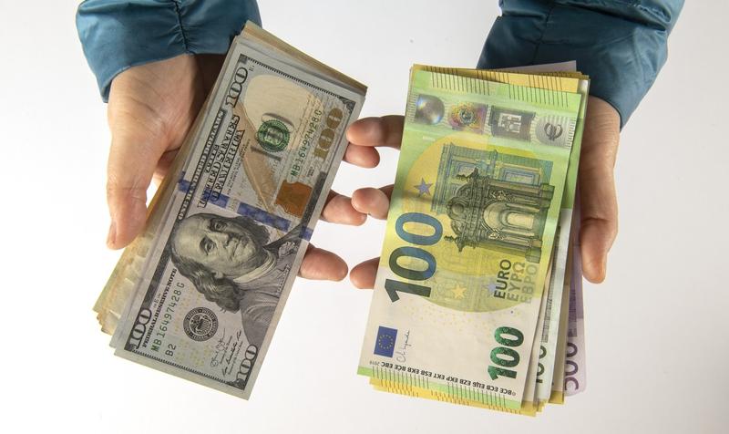 Dolari americani și euro, Foto: Abdurrahman Antakyali / Zuma Press / Profimedia