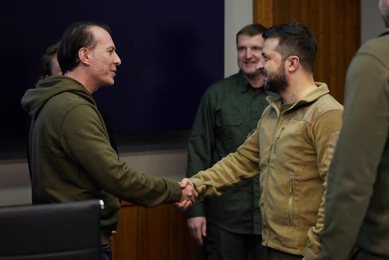 Florin Cîţu și Volodimir Zelenski, Foto: Facebook/ Florin Cîţu