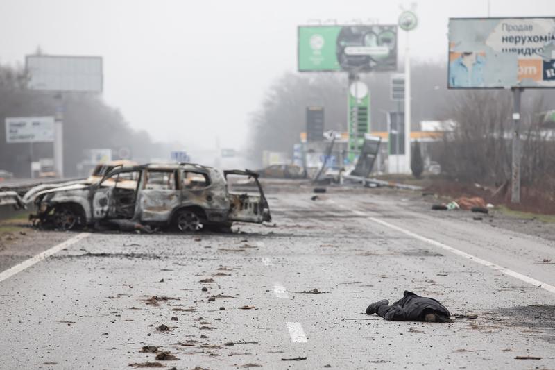 Aproape 300 de oameni au fost omorati in Bucha de rusi , Foto: Mykhaylo Palinchak/SOPA/Shutterstock Editorial/Profimedia Images