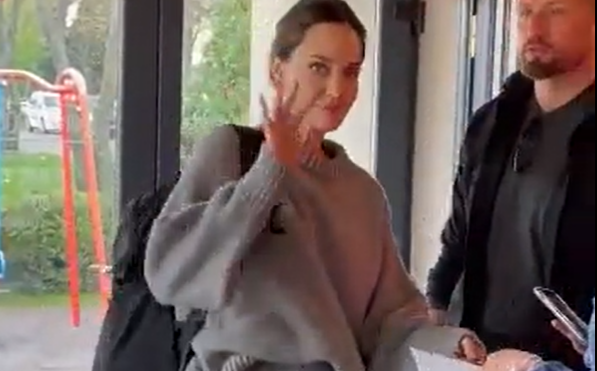Angelina Jolie in Liov, Foto: Captura video