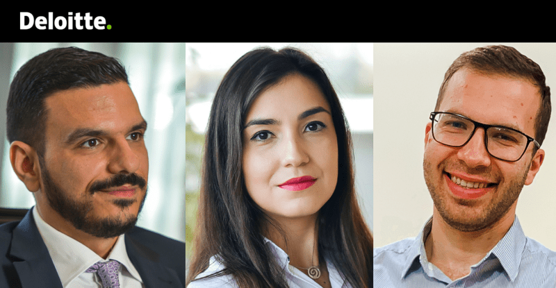 Dimitrios Goranitis, Andrada Tanase, Andrei Jalba, Foto: Deloitte Romania