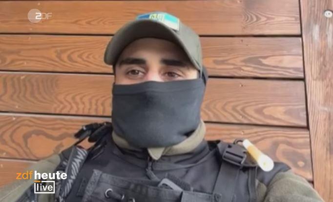 Soldat german in Ucraina, Foto: ZDF