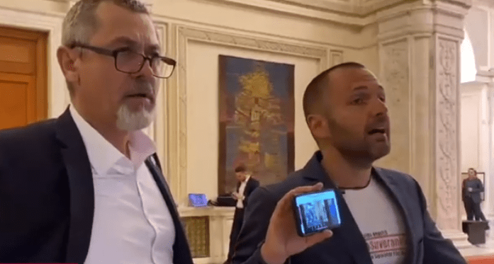 Scandal în Parlament, deputat AUR Dumitru Fucsa , Foto: Hotnews