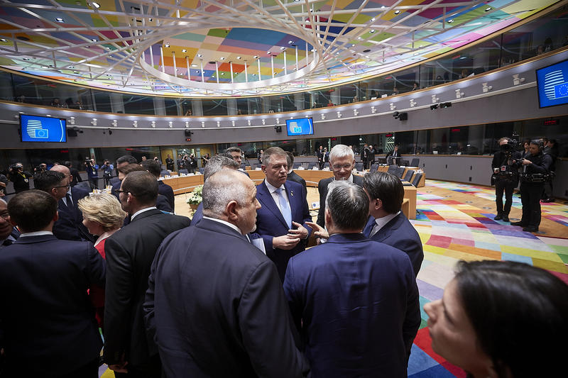 Klaus Iohannis, la Consiliul European, Foto: Consiliul European