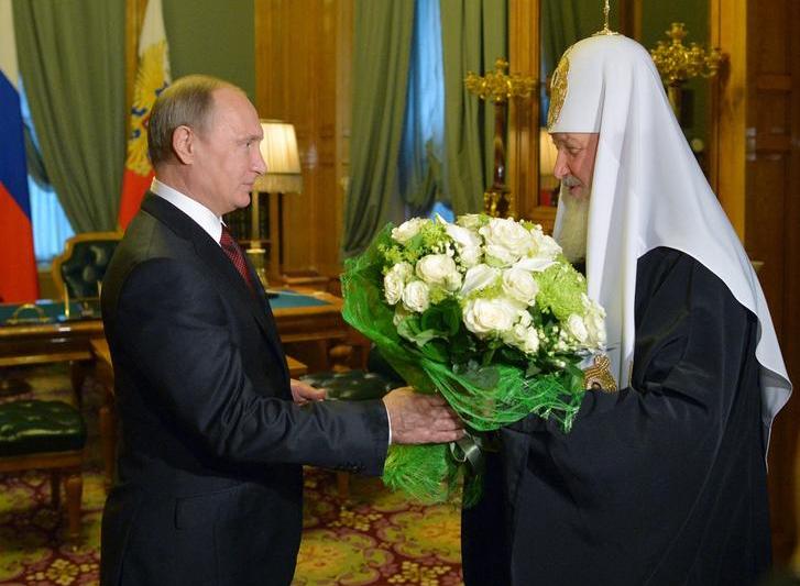 Vladimir Putin si Patriarhul Kirill, Foto: ALEXEI DRUZHININ / AFP / Profimedia