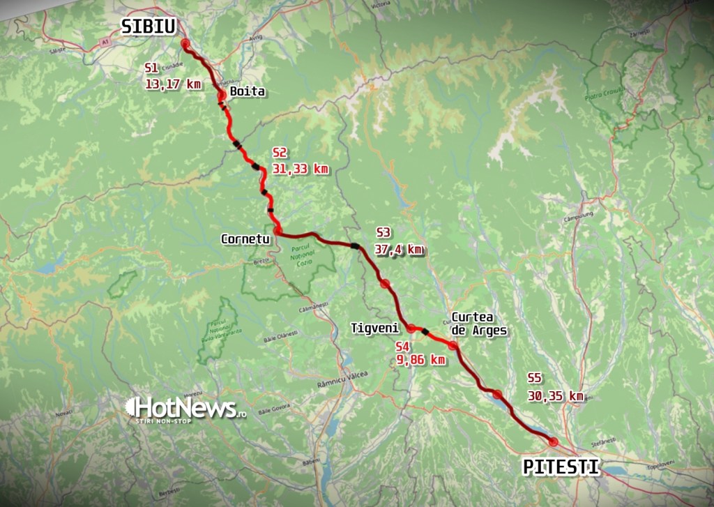 VIDEO O nouă etapă în lucrările de pe Autostrada Sibiu – Pitești, pe Valea Oltului