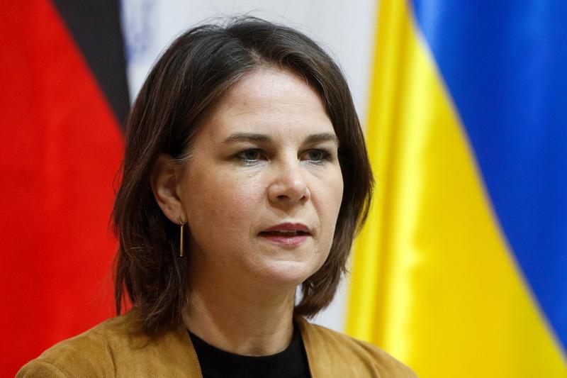 Annalena Baerbock, la Kiev, Foto: VALENTYN OGIRENKO / AFP / Profimedia