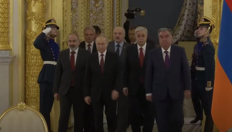 Vladimir Putin la reuniunea CSTO, Foto: Captura YouTube