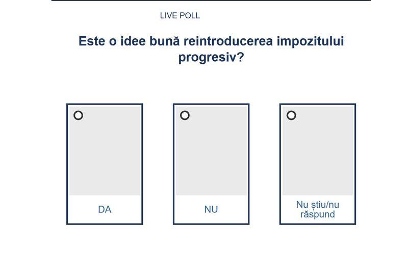 Sondaj impozit progresiv, Foto: Hotnews