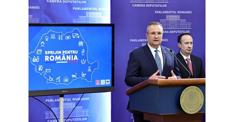 Nicolae Ciuca la lansarea programului „Sprijin pentru Romania”, Foto: Guvernul Romaniei