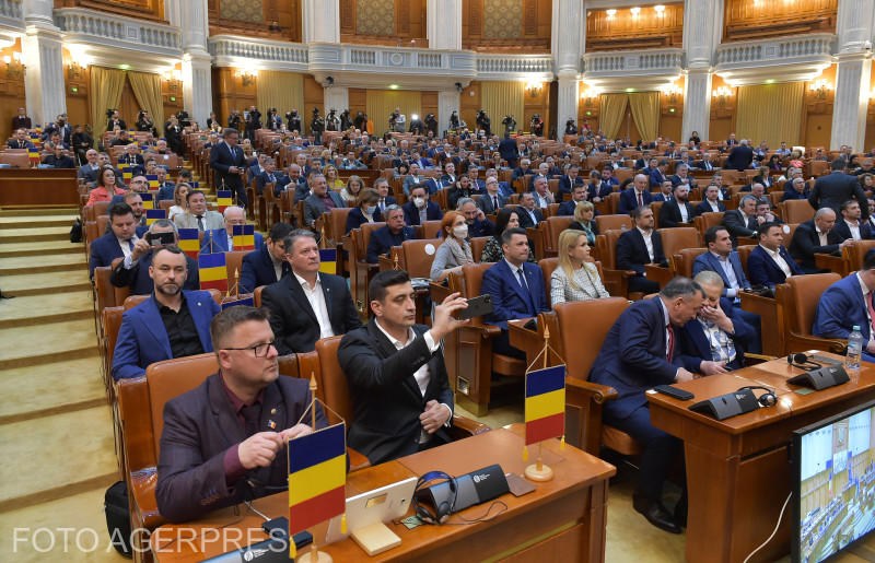 Lucrari in plenul Camerei Deputatilor, Foto: AGERPRES