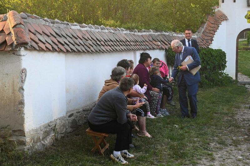 Printul Charles a ajuns la casa de vacanță din Valea Zălanului, Foto: Edit Katai / AP / Profimedia