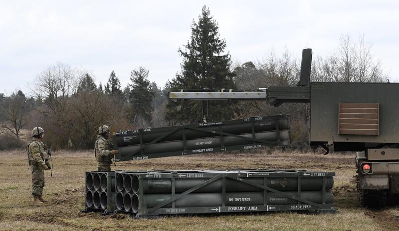 Sistem american de rachete MLRS , Foto: Cristof Stache / AFP / Profimedia Images