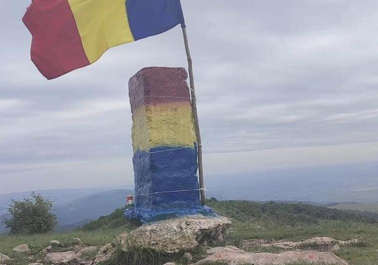 Borna de la Piatra Secuiului, Foto: Facebook - George Simion