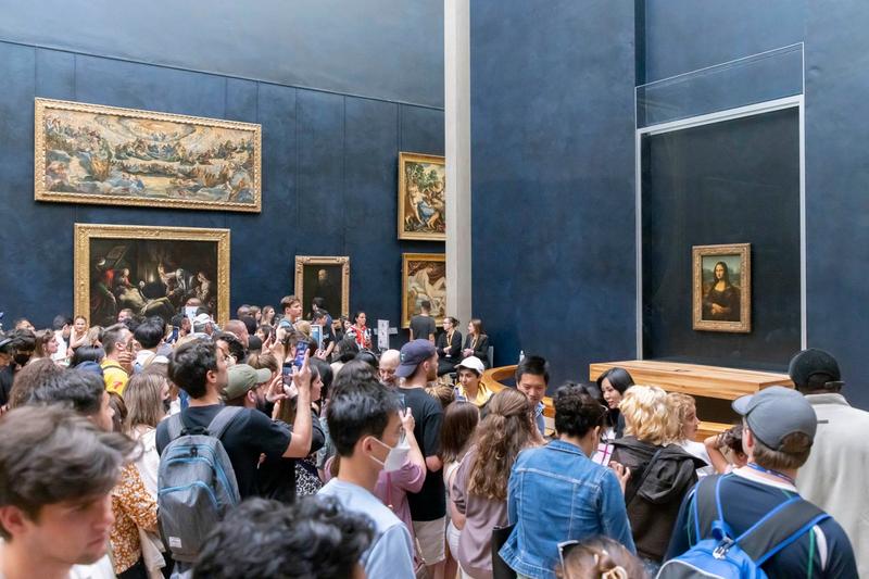 Mona Lisa expusa la Muzeul Luvru din Paris, Foto: Vincent Isore / Zuma Press / Profimedia Images